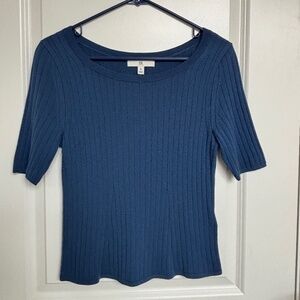 Banana Republic Short Sleeve 100% Merino Wool Sweater, Size S